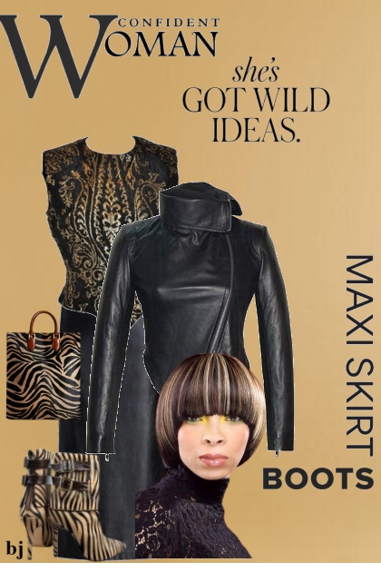 She's Got Wild Ideas- combinação de moda