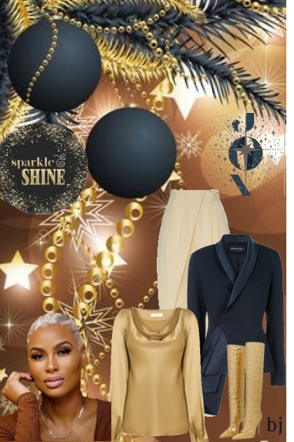 Sparkle and Shine at Christmas- Modekombination