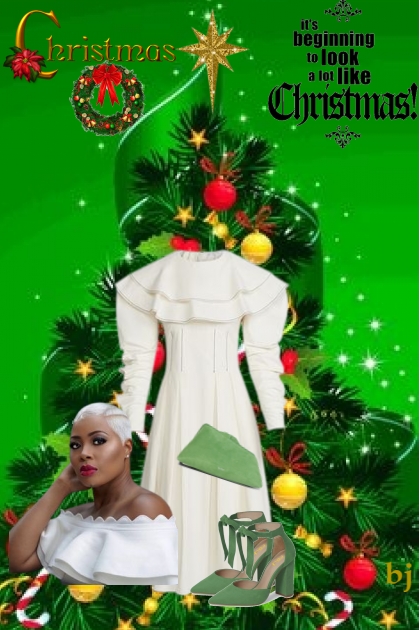 Christmas Green and White- Combinaciónde moda