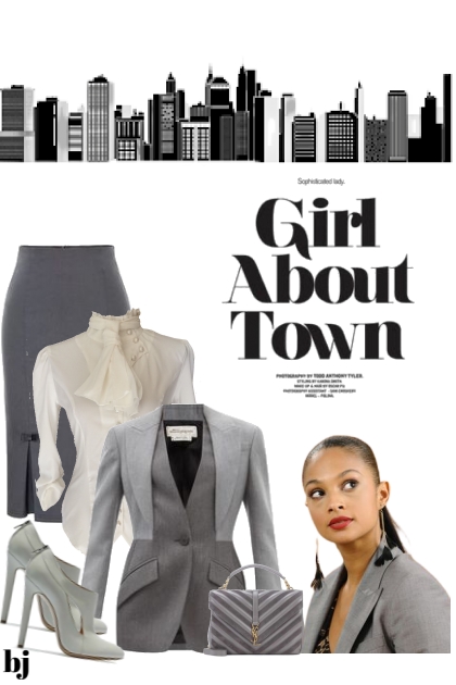 Business Girl About Town- Модное сочетание