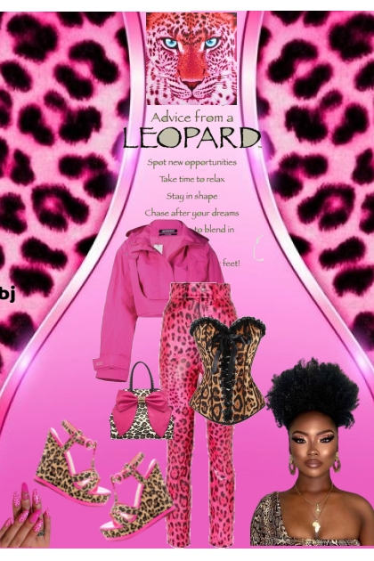 A Leopard's Advice- combinação de moda