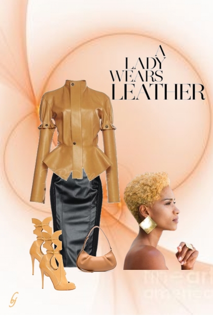 A Lady Wears Leather.......