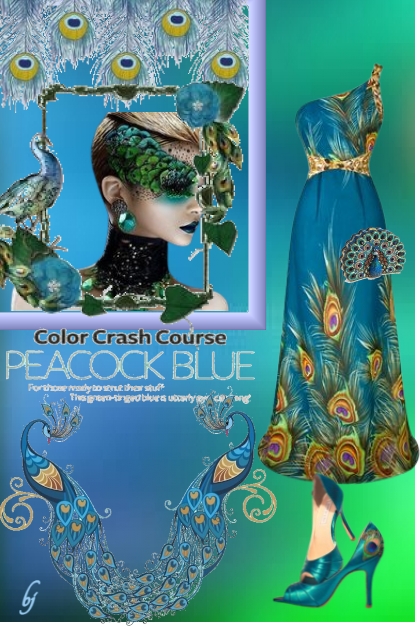 Color Crash Course--Peacock Blue- Modekombination