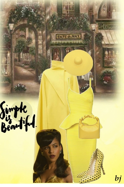 Simple is Beautiful in Yellow
