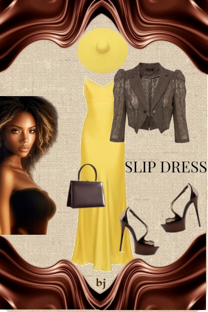 Slip Dress- Modna kombinacija