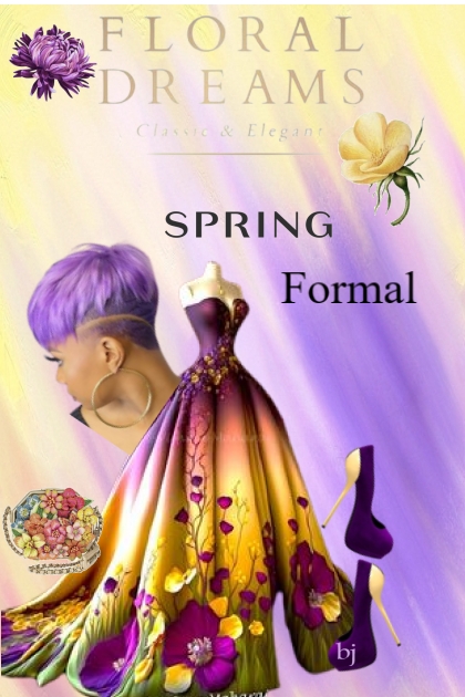 Floral Dreams--Classic and Elegant- Modna kombinacija