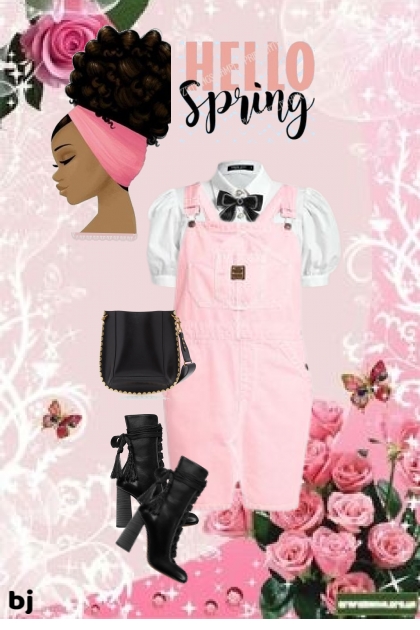 Overalls for Spring- Combinazione di moda