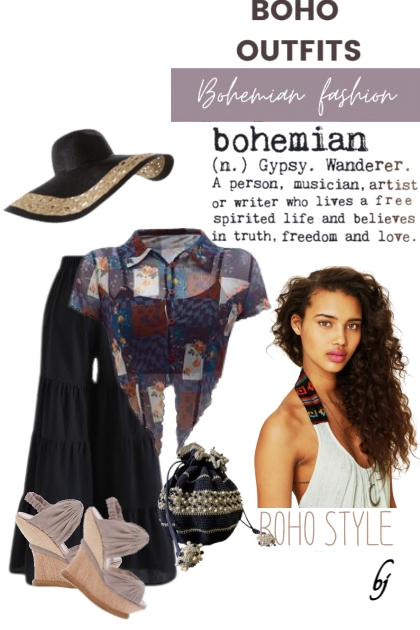 Bohemian Fashion- Combinaciónde moda