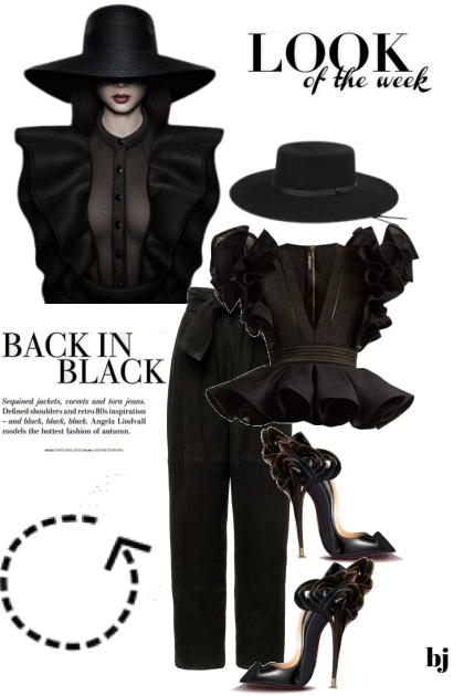 Back in Black- Fashion set