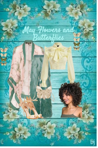 May Flowers and Butterflies