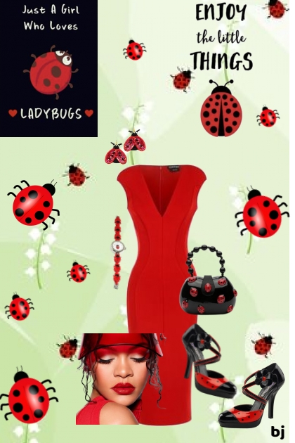 She&#039;s a Girl Who Loves Ladybugs