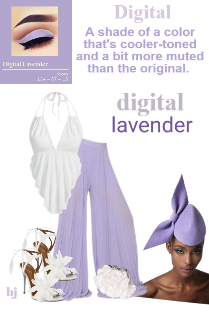 Digital Lavender- Modna kombinacija