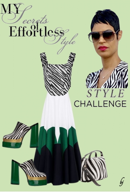 Style Challenge--Effortless Style- combinação de moda