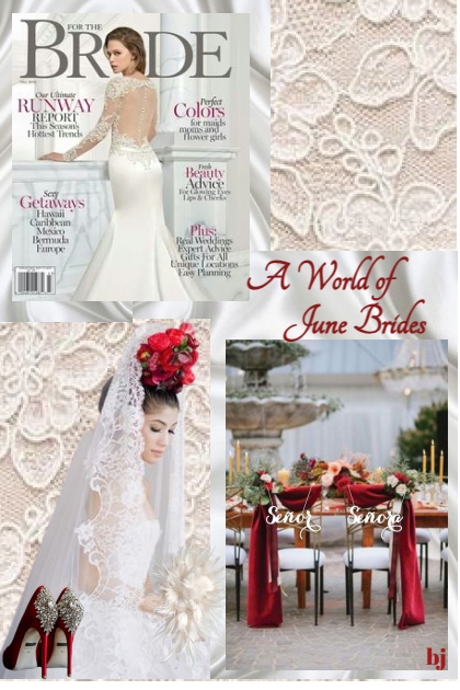 A World of June Brides--Spanish- Fashion set