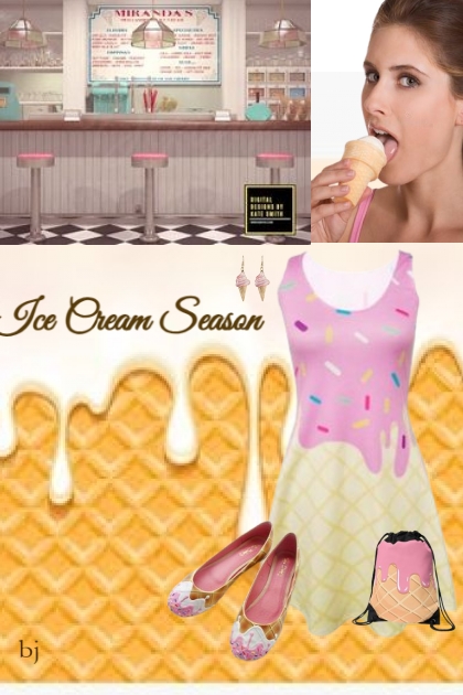 Ice Cream Season- Модное сочетание