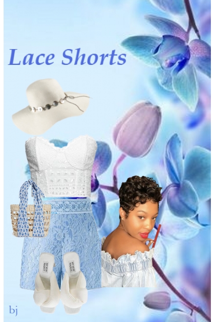 Lace Shorts- Fashion set