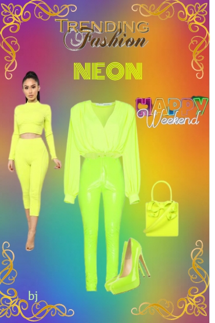 Trending Fashion--Neon- コーディネート