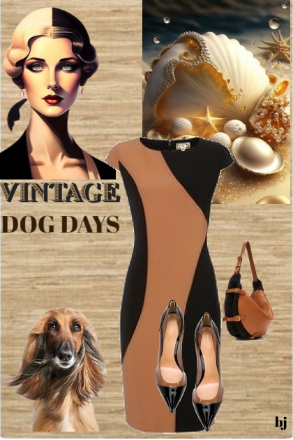 Vintage Dog Days- combinação de moda