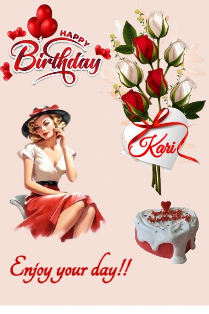 Happy Birthday Kari!- Modekombination