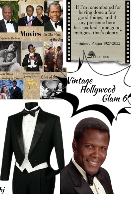 Vintage Hollywood Glam 6- combinação de moda