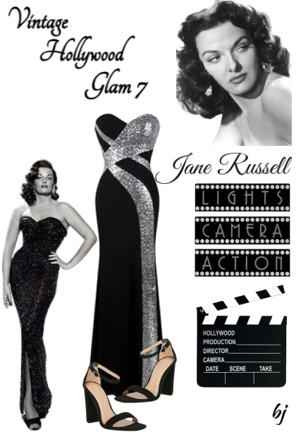 Vintage Hollywood Glam 7- Modna kombinacija