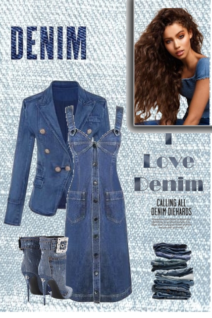 For Denim Lovers- Fashion set