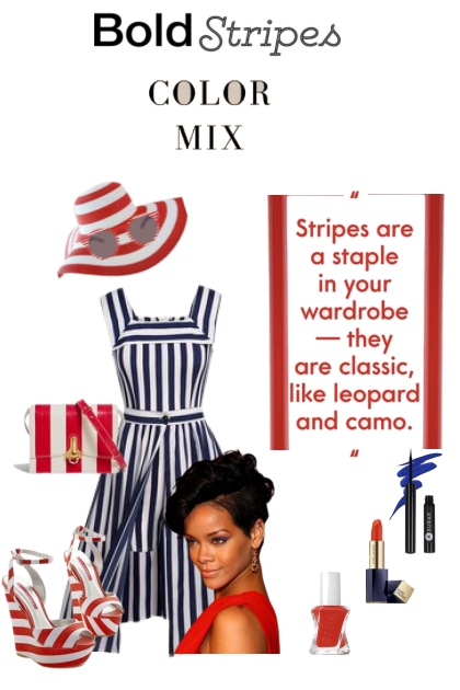Bold Stripes Color Mix- Combinaciónde moda