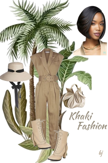 Khaki Fashion- Combinaciónde moda