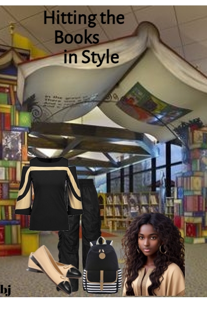 Hitting the Books in Style 4- Combinazione di moda