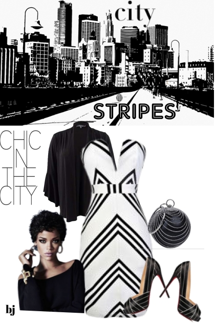 City Stripes- Modekombination