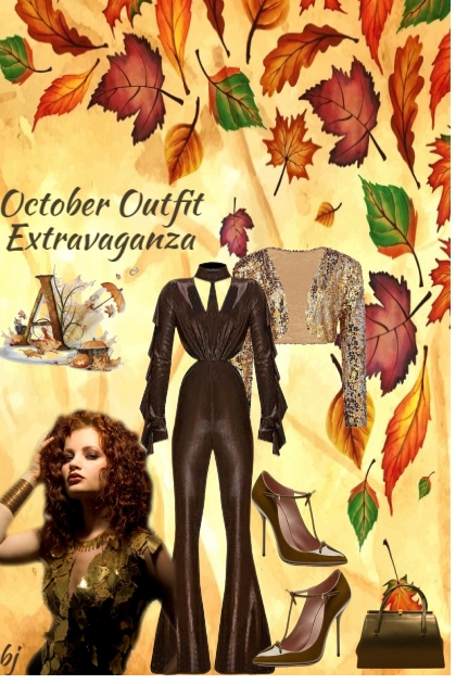 October Outfit Extravaganza- combinação de moda