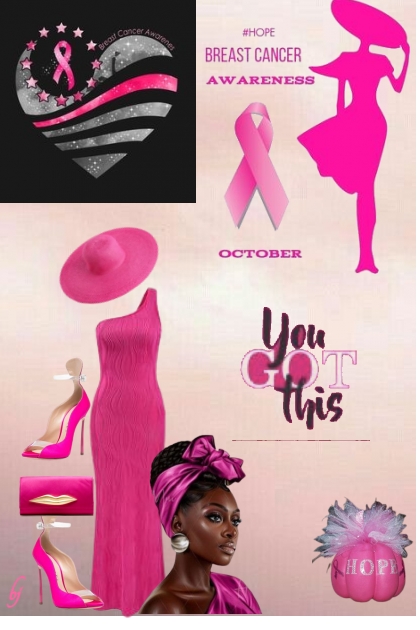 October--All About Pink- Combinazione di moda