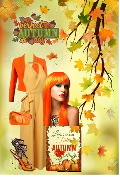 OCTOBER ORANGE 11- Fashion set
