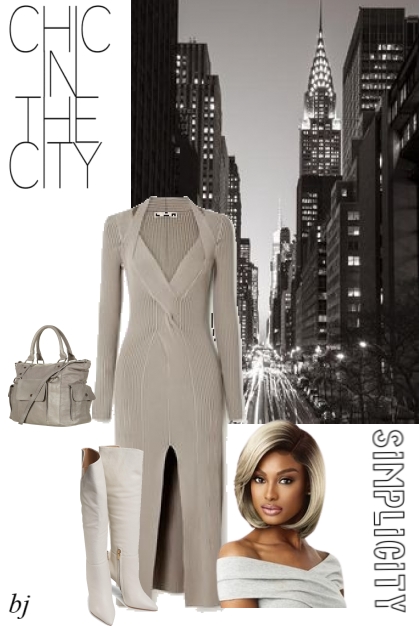 Simplicity--Chic in the City- Modna kombinacija