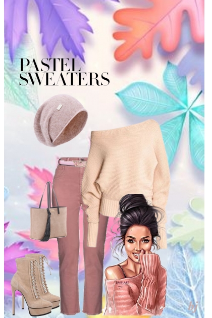 Pastel Sweaters- combinação de moda