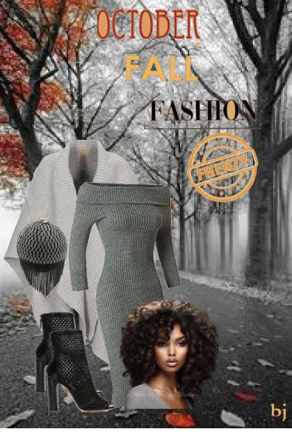 October Fall Fashion Frenzy--Sweater Dress