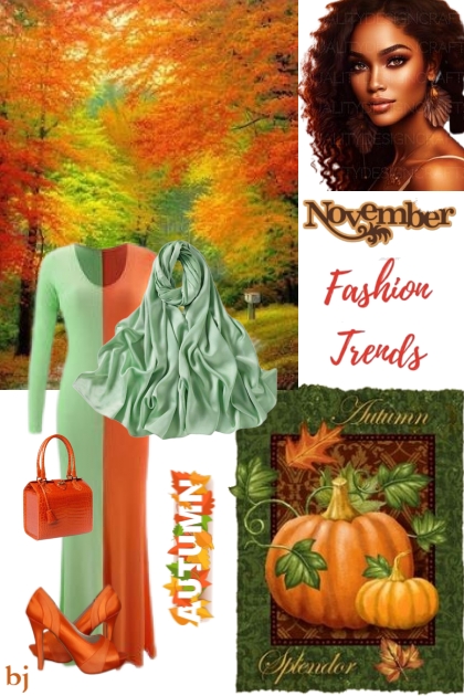 November Fashion Trends- Модное сочетание