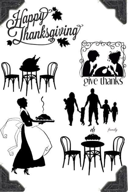 A Silhouette Thanksgiving