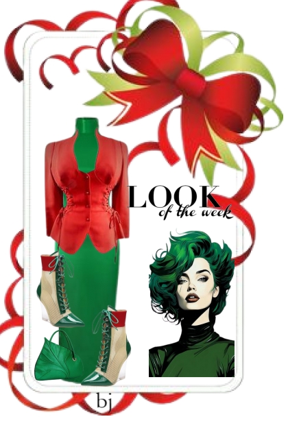 Look of the Week--Red and Green- Kreacja
