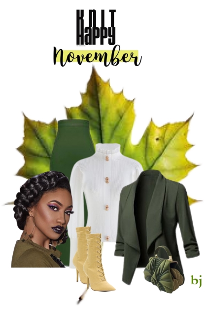 Knit Happy November- Модное сочетание