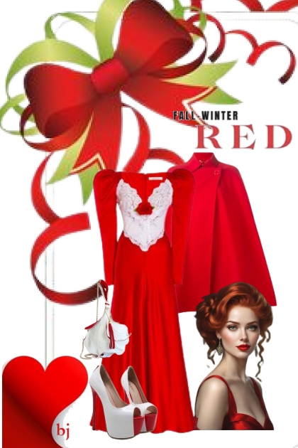Fall-Winter Red- combinação de moda