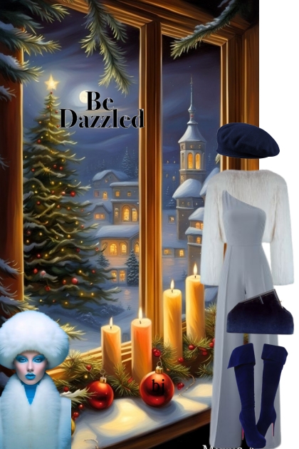 December Dazzle---Christmas Window- Combinazione di moda