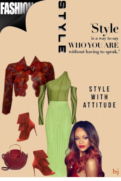Style With Attitude...- combinação de moda