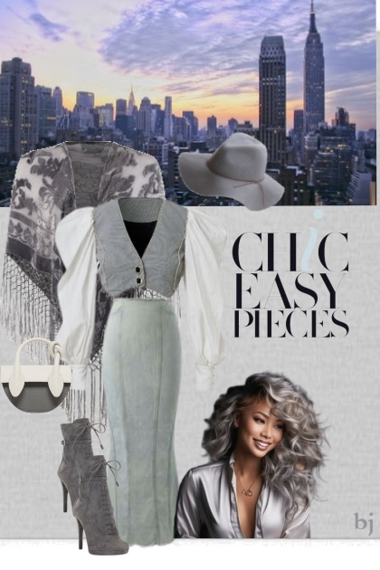 Chic Easy Pieces- Fashion set