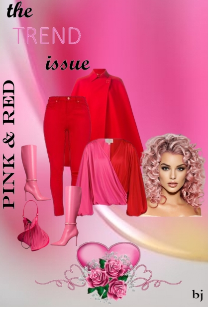 The Trend Issue--Pink and Red- Fashion set