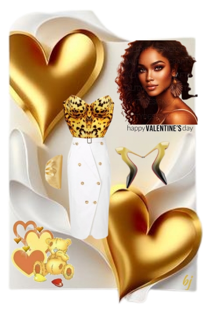 Golden Valentine- Combinazione di moda