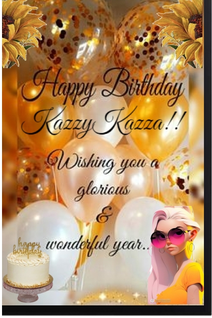 Happy Birthday KazzyKazza- Combinaciónde moda