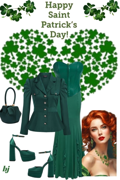 Wearing of the Green for St. Patrick's Day- Fashion set