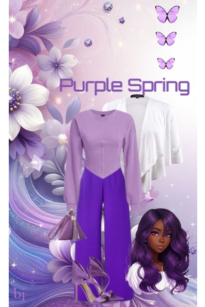 Purple Spring- コーディネート