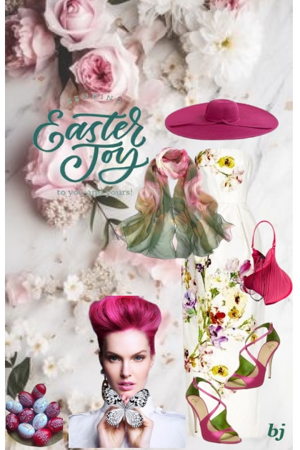 Easter Joy Blessings- combinação de moda